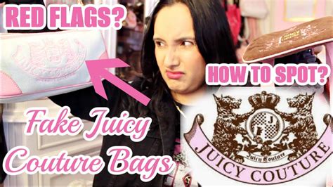 how to tell a fake juicy couture bag|vintage juicy couture bags real.